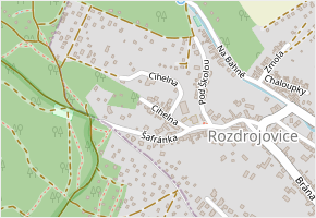 Cihelna v obci Rozdrojovice - mapa ulice