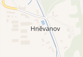 Hněvanov v obci Rožmitál na Šumavě - mapa části obce