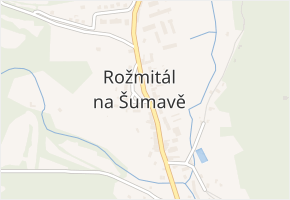 Rožmitál na Šumavě v obci Rožmitál na Šumavě - mapa části obce