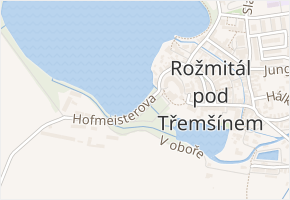 Hofmeisterova v obci Rožmitál pod Třemšínem - mapa ulice