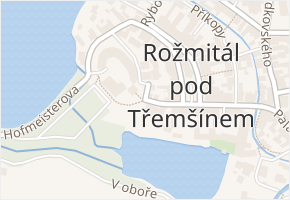 Ing. Lízla v obci Rožmitál pod Třemšínem - mapa ulice