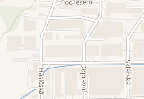 Dopravní v obci Rožnov pod Radhoštěm - mapa ulice