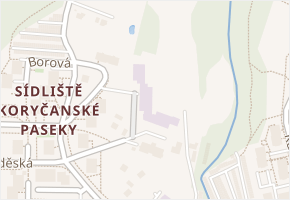Koryčanské Paseky v obci Rožnov pod Radhoštěm - mapa ulice