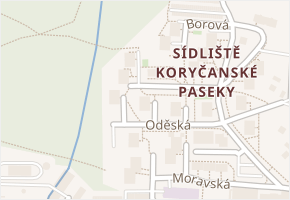 Oděská v obci Rožnov pod Radhoštěm - mapa ulice