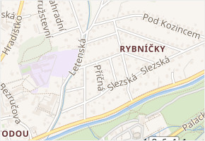 Příčná v obci Rožnov pod Radhoštěm - mapa ulice