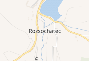 Rozsochatec v obci Rozsochatec - mapa části obce