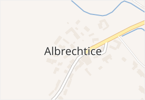 Albrechtice v obci Rozsochy - mapa části obce