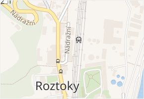 Bronzová v obci Roztoky - mapa ulice