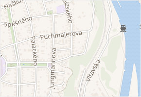 Dobrovského v obci Roztoky - mapa ulice