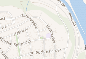Šafaříkova v obci Roztoky - mapa ulice