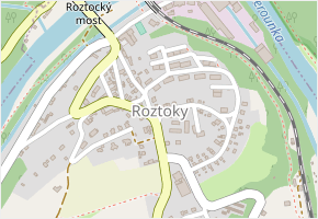 Libušina v obci Roztoky - mapa ulice