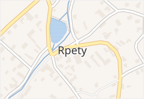 Rpety v obci Rpety - mapa části obce