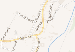 Krátká v obci Ruda nad Moravou - mapa ulice
