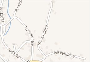 Na vyhlídce v obci Ruda nad Moravou - mapa ulice