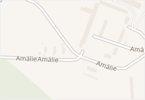 Amálie v obci Ruda - mapa ulice