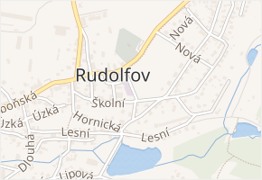 Na točně v obci Rudolfov - mapa ulice