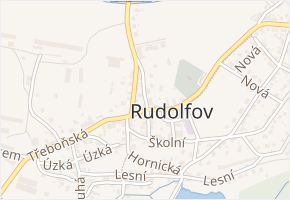 Poštovní v obci Rudolfov - mapa ulice
