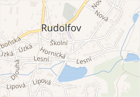 Svážná v obci Rudolfov - mapa ulice