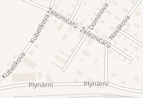 Dominova v obci Rumburk - mapa ulice