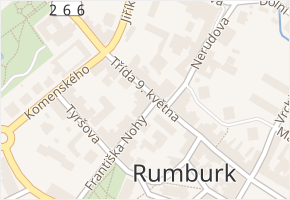 Františka Nohy v obci Rumburk - mapa ulice