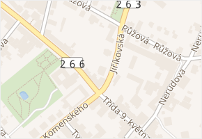 Jiříkovská v obci Rumburk - mapa ulice
