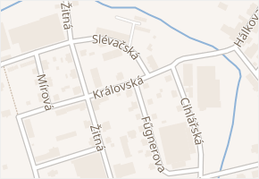 Královská v obci Rumburk - mapa ulice
