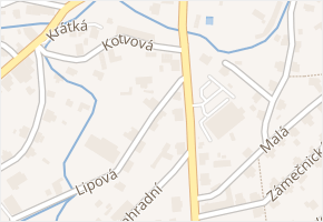 Lipová v obci Rumburk - mapa ulice