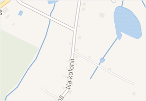 Na kolonii v obci Rumburk - mapa ulice