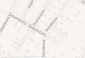 Novákova v obci Rumburk - mapa ulice