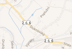 Poplužní v obci Rumburk - mapa ulice