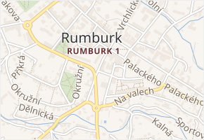 Poštovní v obci Rumburk - mapa ulice