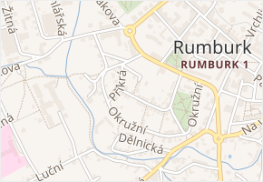 Rohová v obci Rumburk - mapa ulice