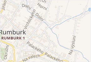 Střelecká v obci Rumburk - mapa ulice