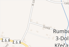 Sudá v obci Rumburk - mapa ulice