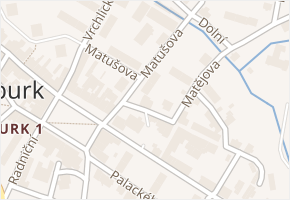 U Jiskry v obci Rumburk - mapa ulice