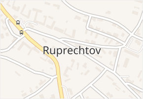Ruprechtov v obci Ruprechtov - mapa části obce