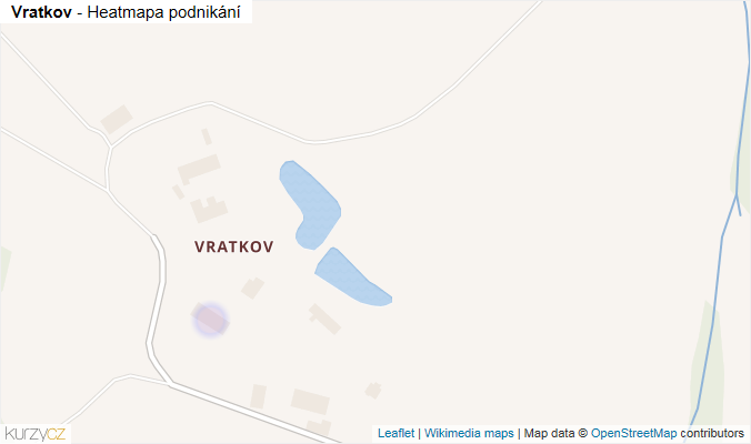 Mapa Vratkov - Firmy v části obce.