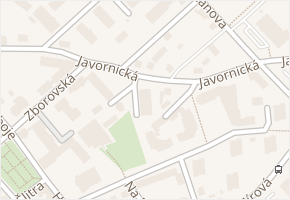 Javornická v obci Rychnov nad Kněžnou - mapa ulice