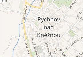Komenského v obci Rychnov nad Kněžnou - mapa ulice