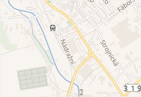 Nádražní v obci Rychnov nad Kněžnou - mapa ulice