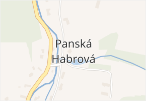 Panská Habrová v obci Rychnov nad Kněžnou - mapa části obce
