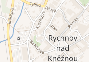 Svatohavelská v obci Rychnov nad Kněžnou - mapa ulice