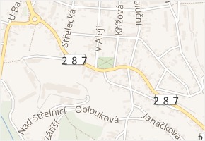 Hranice v obci Rychnov u Jablonce nad Nisou - mapa ulice
