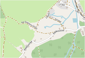 Ke Svatému kříži v obci Rychnov u Jablonce nad Nisou - mapa ulice