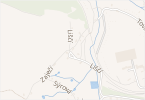 Liščí v obci Rychnov u Jablonce nad Nisou - mapa ulice