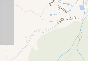 Pelíkovická v obci Rychnov u Jablonce nad Nisou - mapa ulice