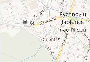 Truhlářská v obci Rychnov u Jablonce nad Nisou - mapa ulice