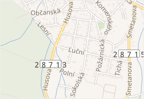 Tyršova v obci Rychnov u Jablonce nad Nisou - mapa ulice