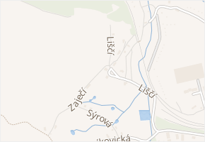 Zaječí v obci Rychnov u Jablonce nad Nisou - mapa ulice