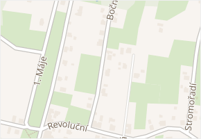 Boční v obci Rychvald - mapa ulice